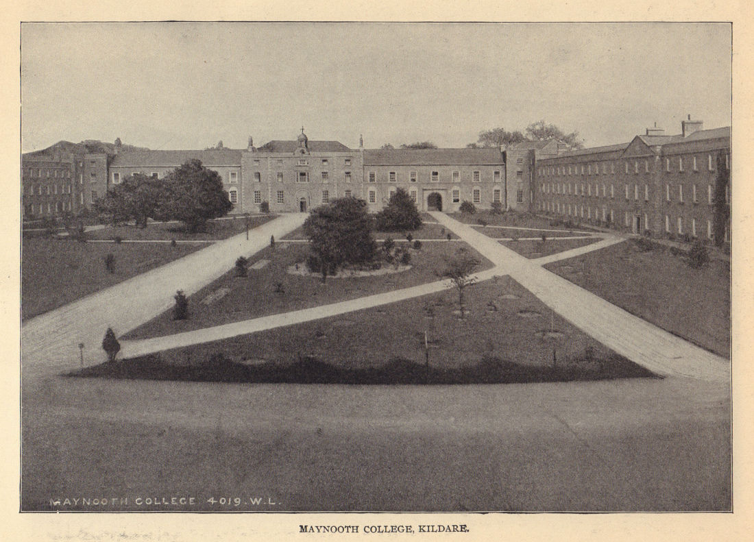 Maynooth College, Kildare. Ireland 1905 old antique vintage print picture